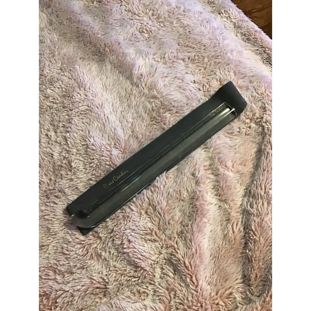 Pierre Cardin Clear Ruler with Black Case Stationery